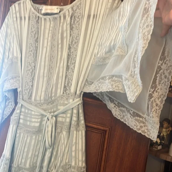 Zimmerman Whitewave Veil Mini Dress Sz. 1 - Picture 8 of 15